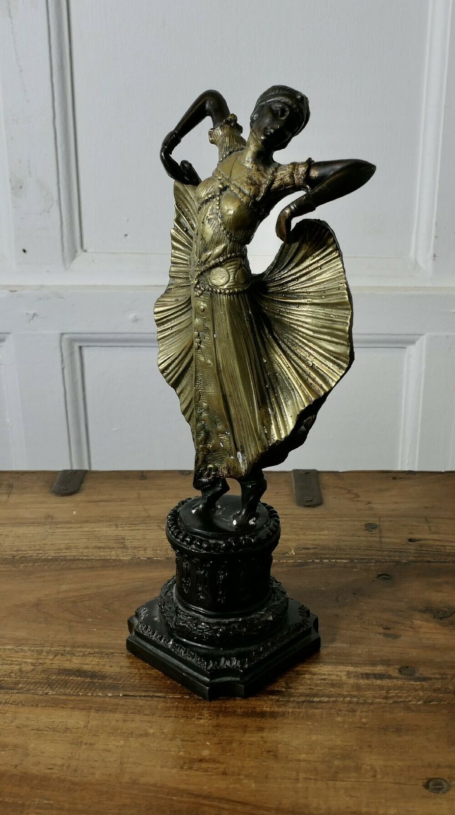 Art Deco Statue Of An Egyptian Dancer After Chiparus