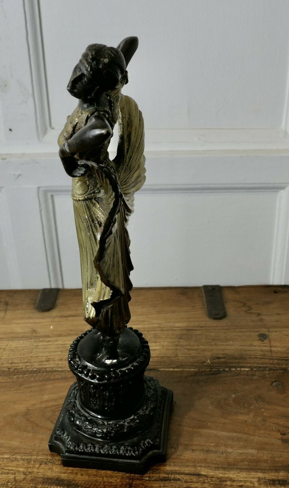 Art Deco Statue Of An Egyptian Dancer After Chiparus photo for sale