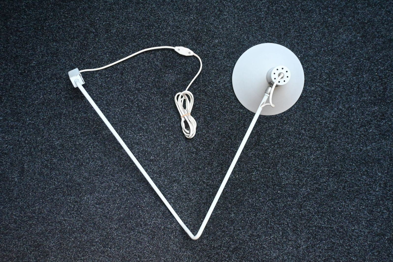 photo for sale Dutch Paperclip Swingarm Wall Lamp By J.J.M. Hoogervorst For Anvia Almelo, Model Number 7058, 1960s