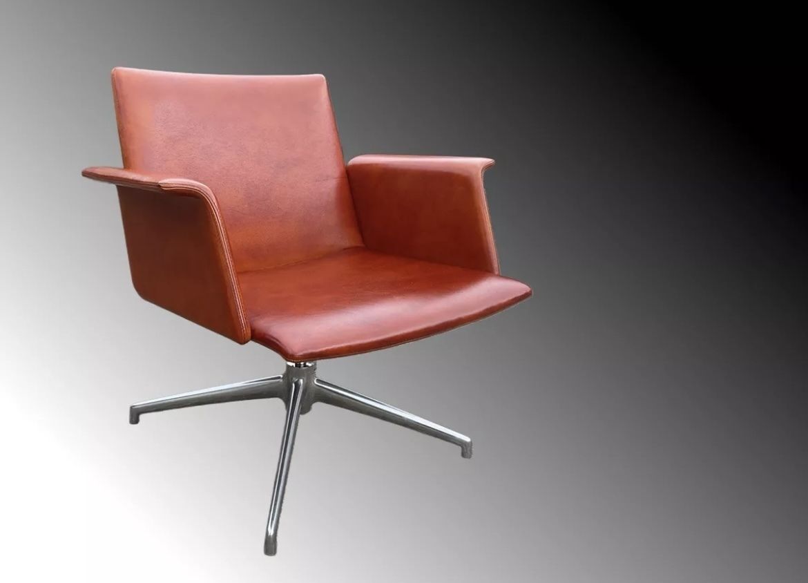 Knoll, Bauhaus Style Armchair Designed By Brunner