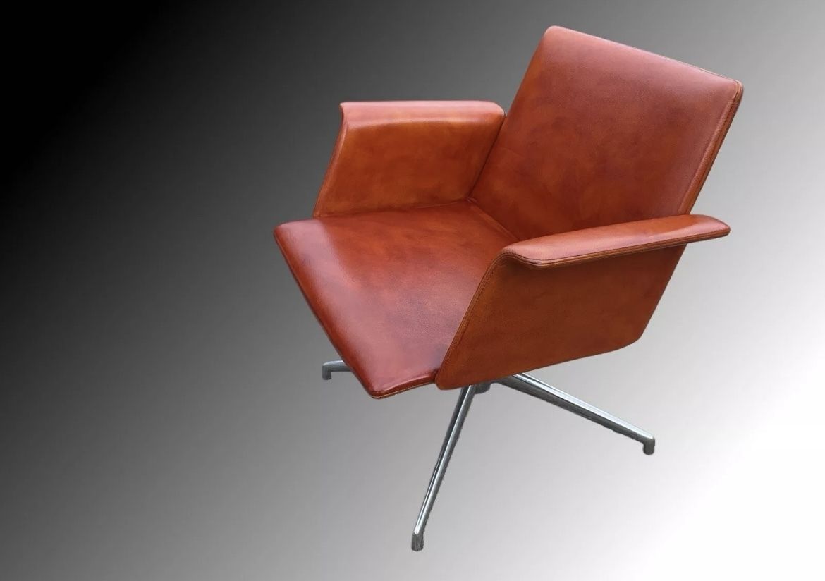 photo vinterior Knoll, Bauhaus Style Armchair Designed By Brunner