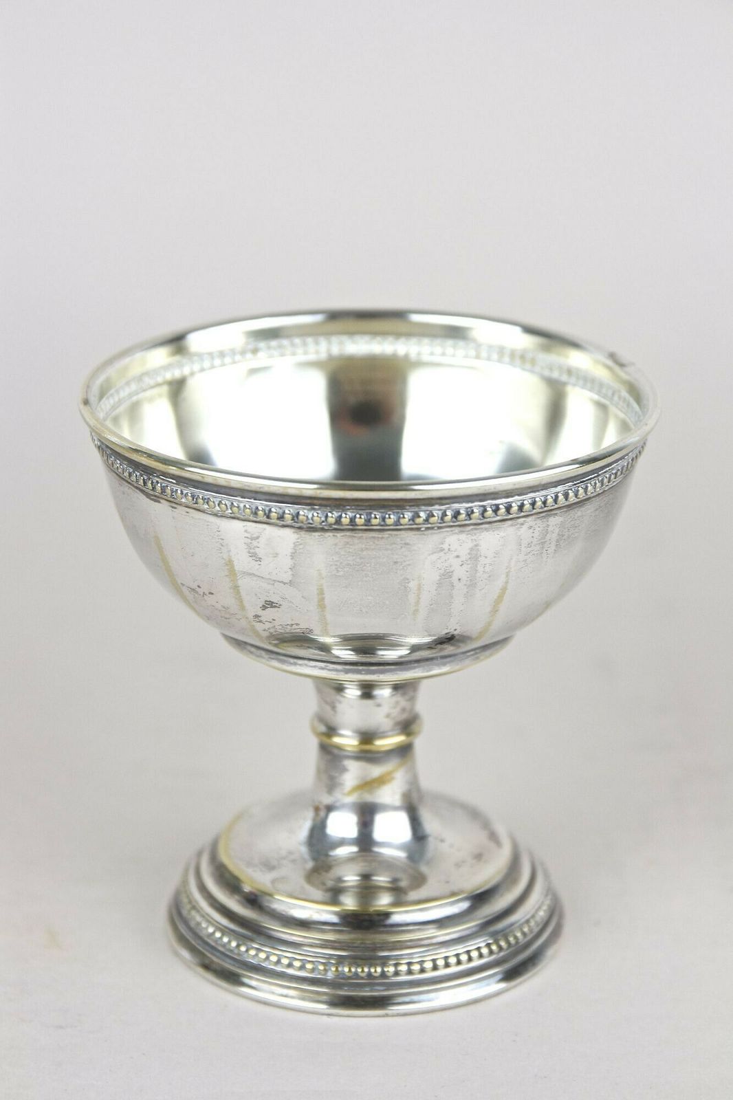 photo vinterior Art Nouveau Silvered Brass Goblets On Tray By Argentor, 20th Century, At Ca. 1910