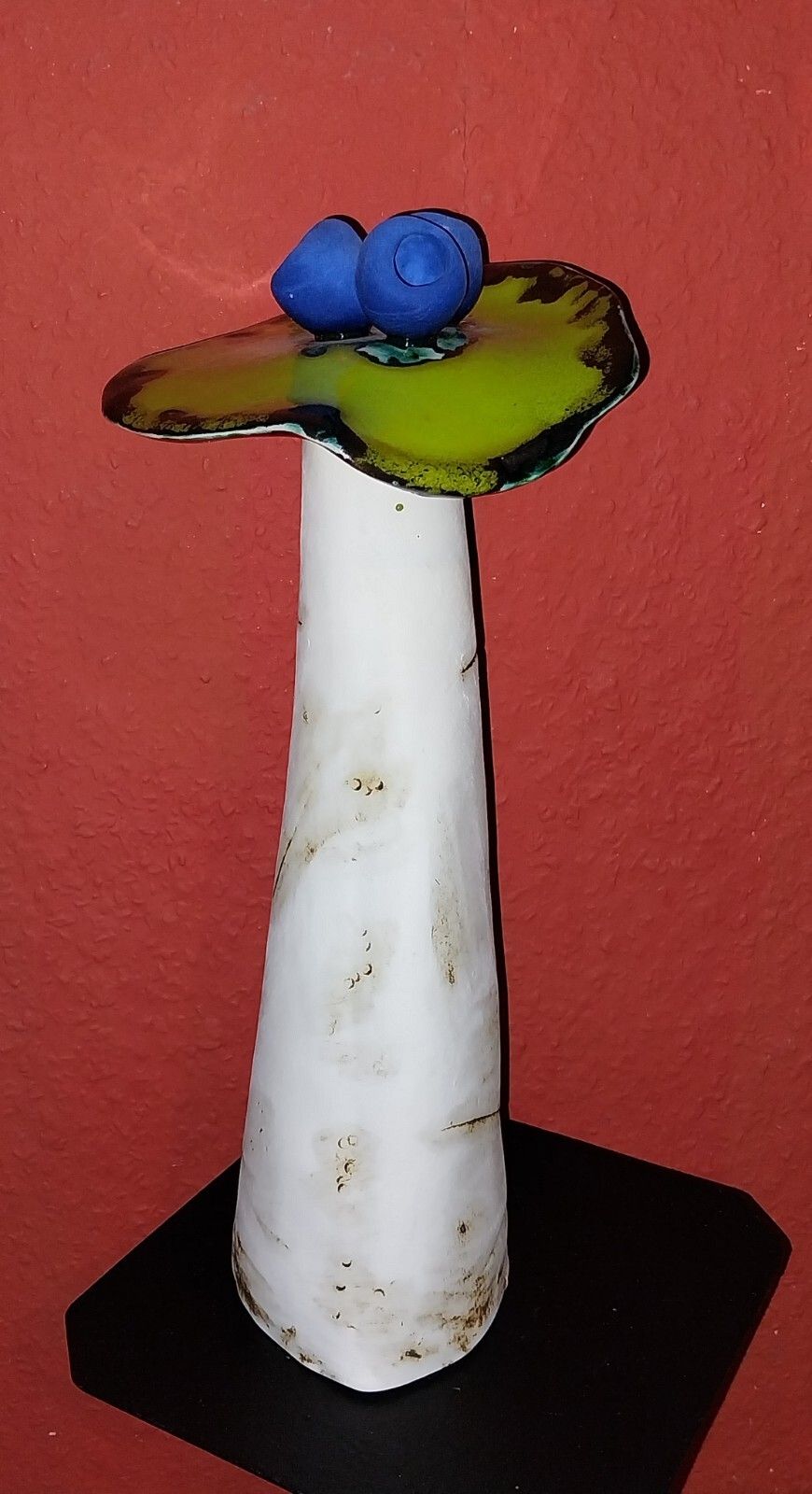 Contemporary Christine Withall Studio Ceramic Pottery Mushroom Statement Piece