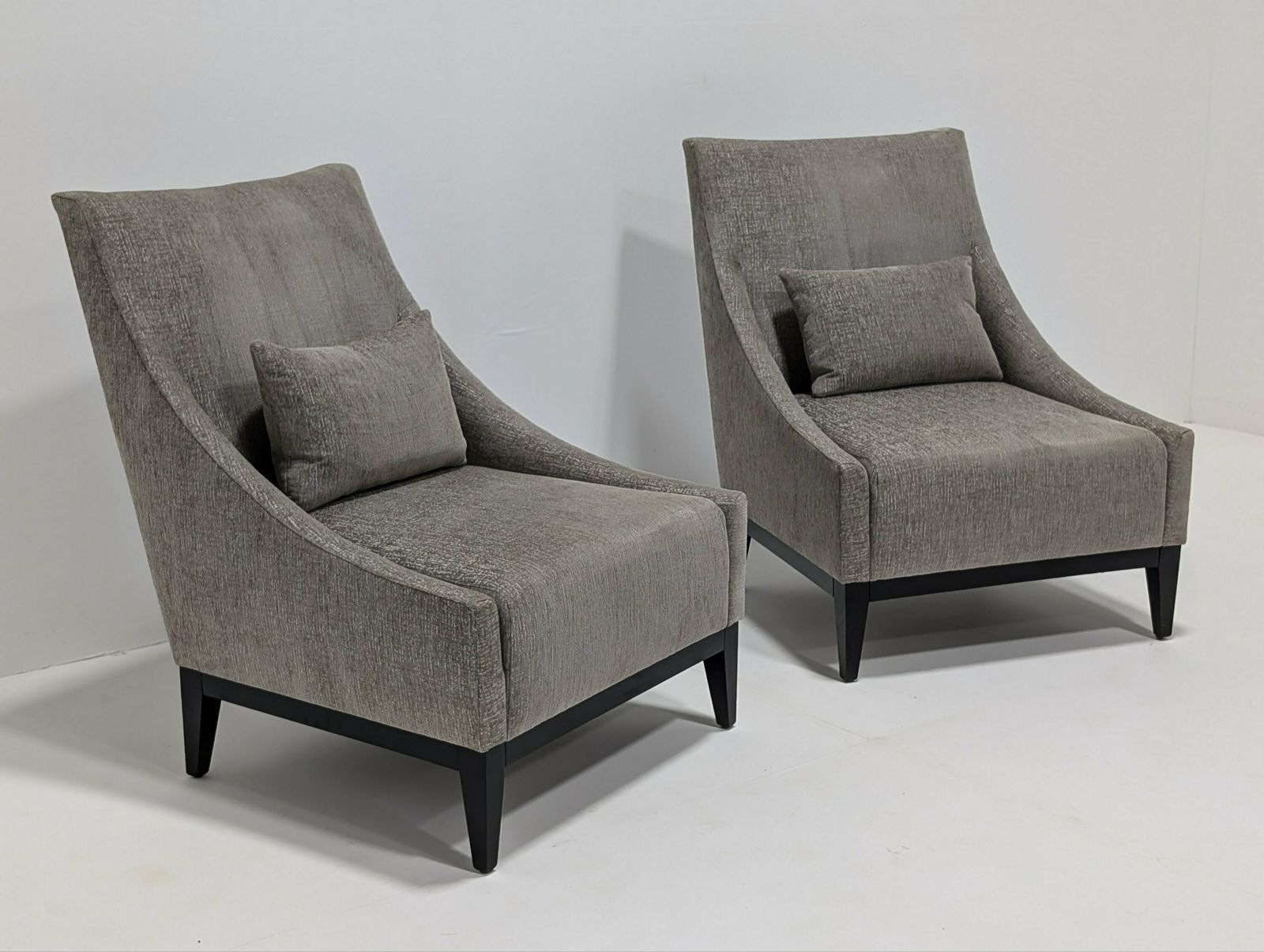 The Sofa And Chair Company Armchairs Pair