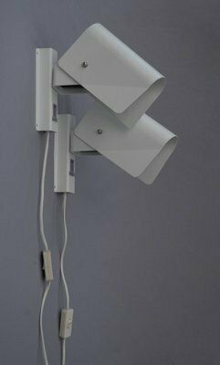 Wall Lamps By Börge Lindau & Bo Lindekrantz For Zero Light Co, 1980s, Set Of 2