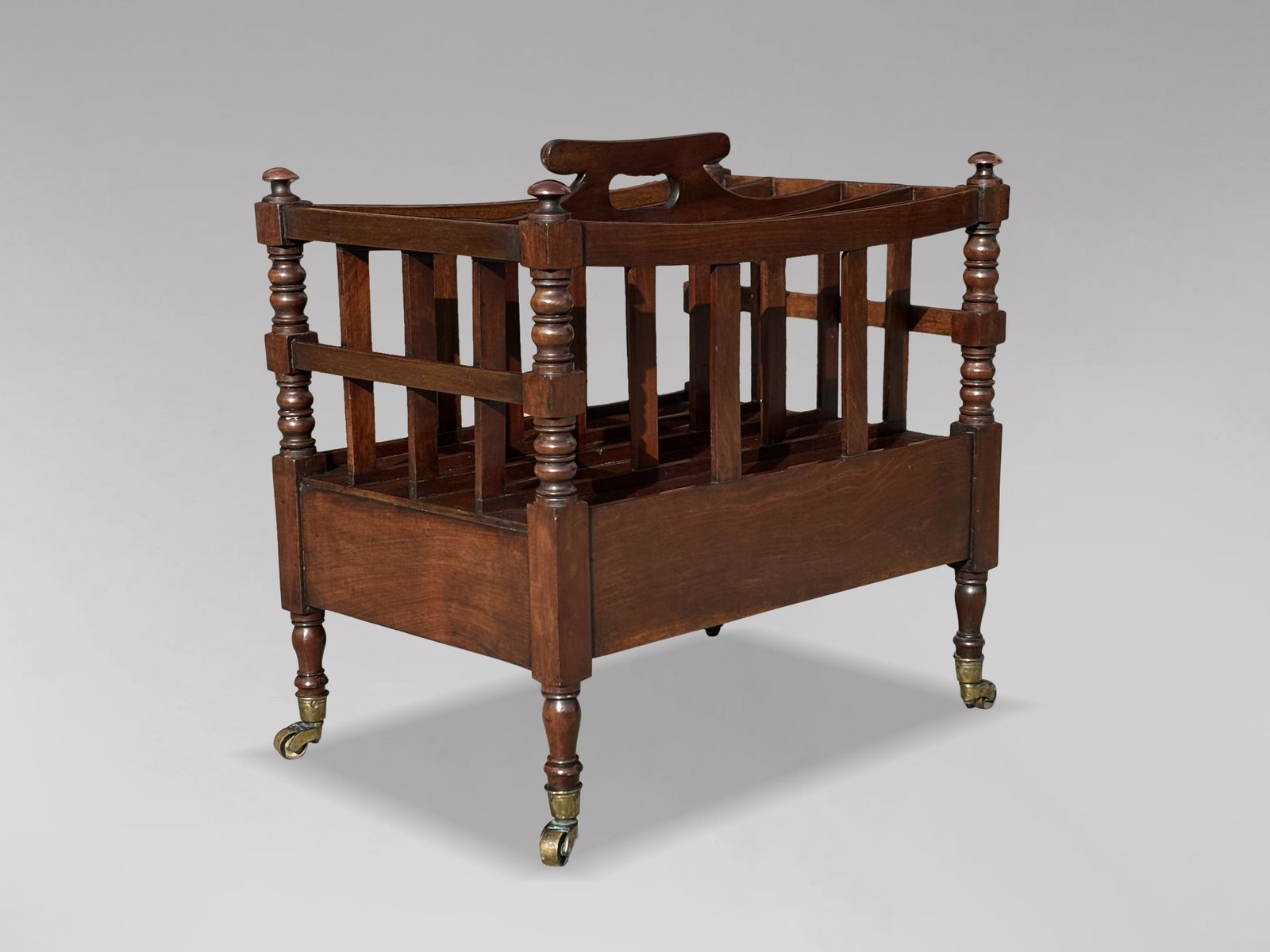 Early 19th Century Georgian Mahogany Canterbury photo for sale