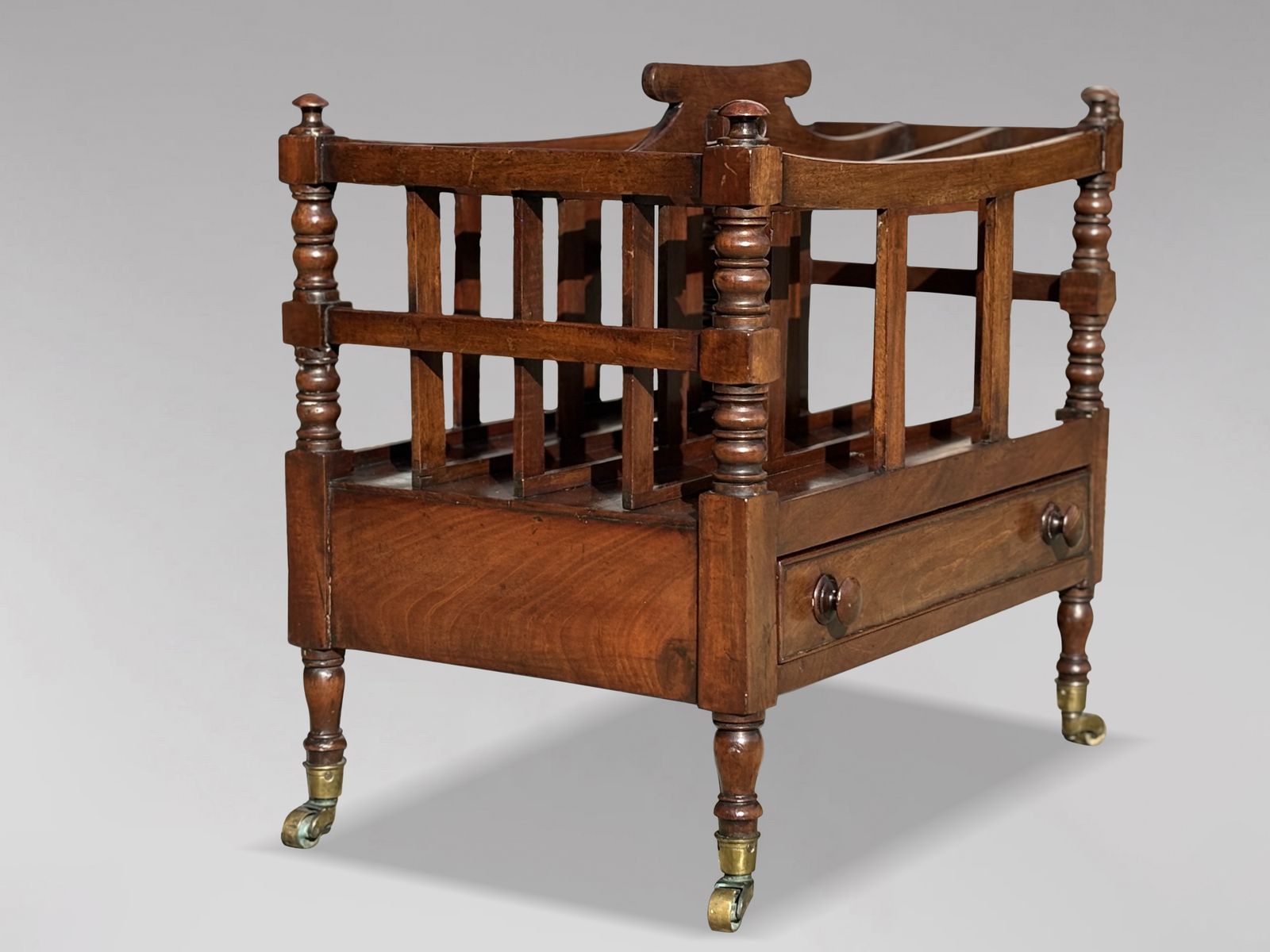 Early 19th Century Georgian Mahogany Canterbury