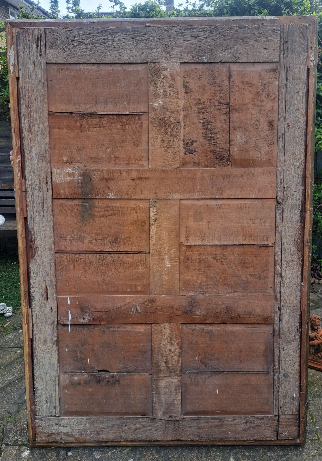 Large French Gilt Mercury Split Glass Mirror Early 1800's photo furniture