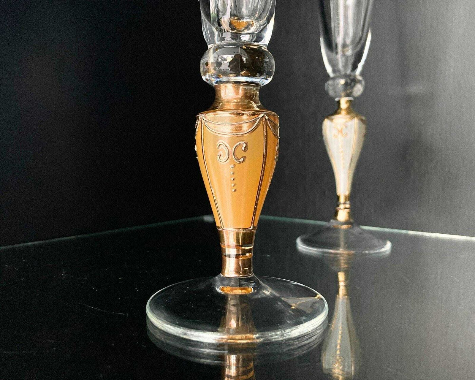 Champagne Flutes Wedding | 2pcs | His And Hers photo vinterior