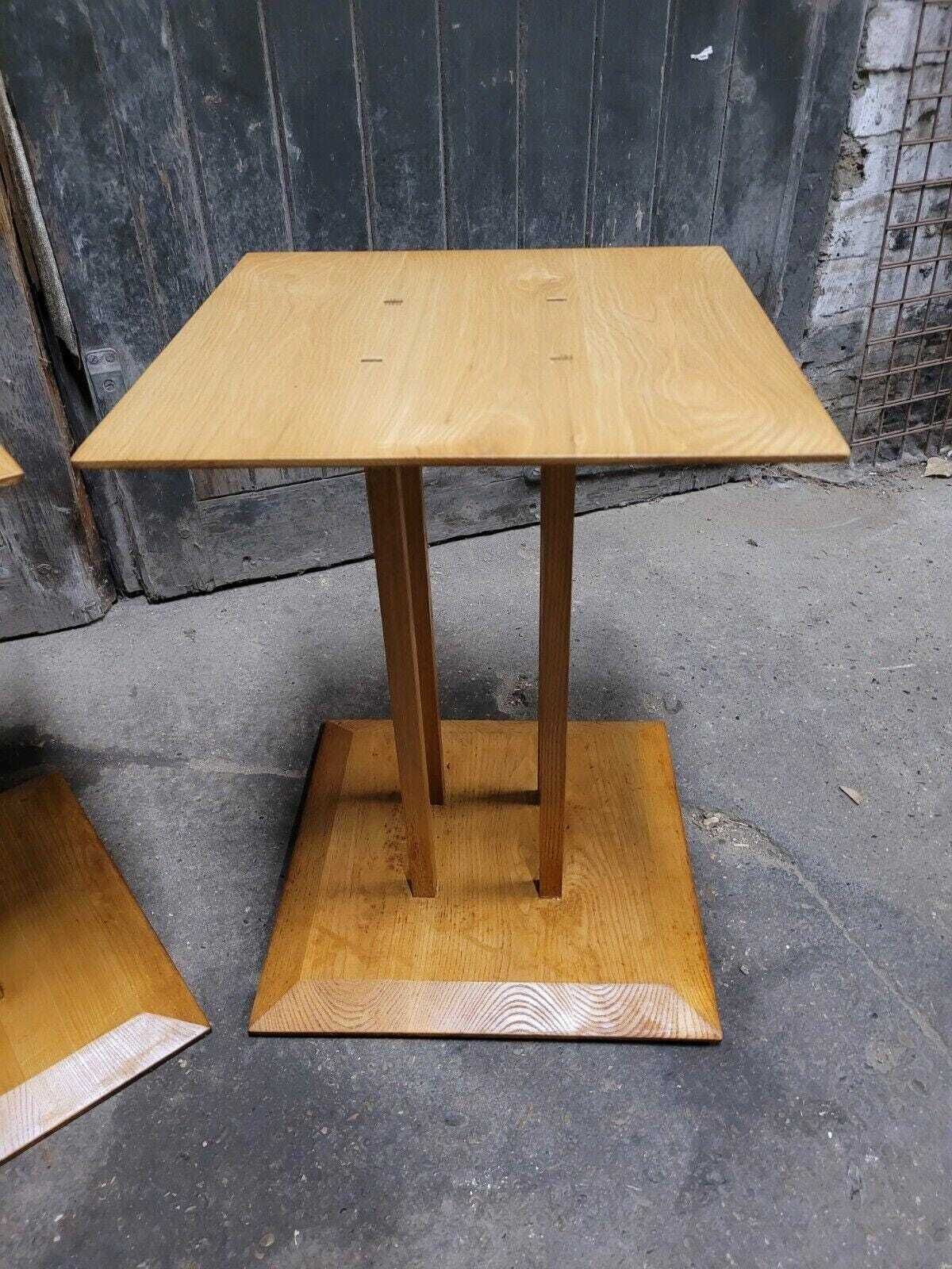 Pair Of Mid Century Retro Oak Bedside Tables photo vintage