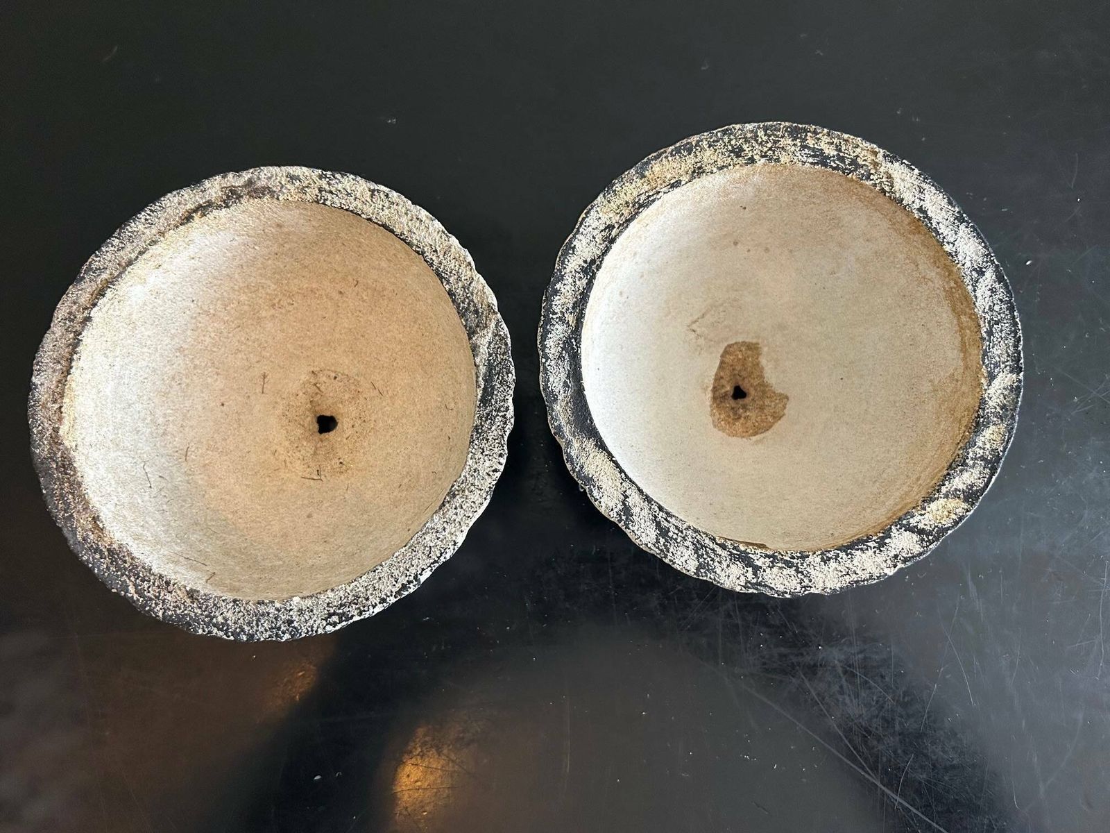 Set Of Cement Planters 1950 photo buy