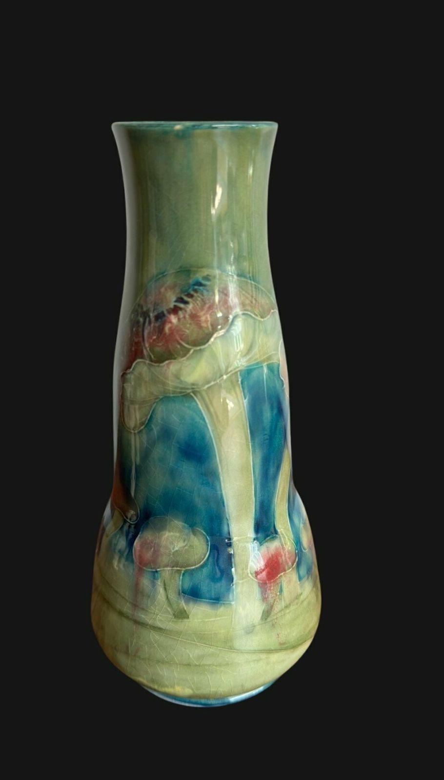 William Moorcroft Vase, 1900s, Antique photo furniture