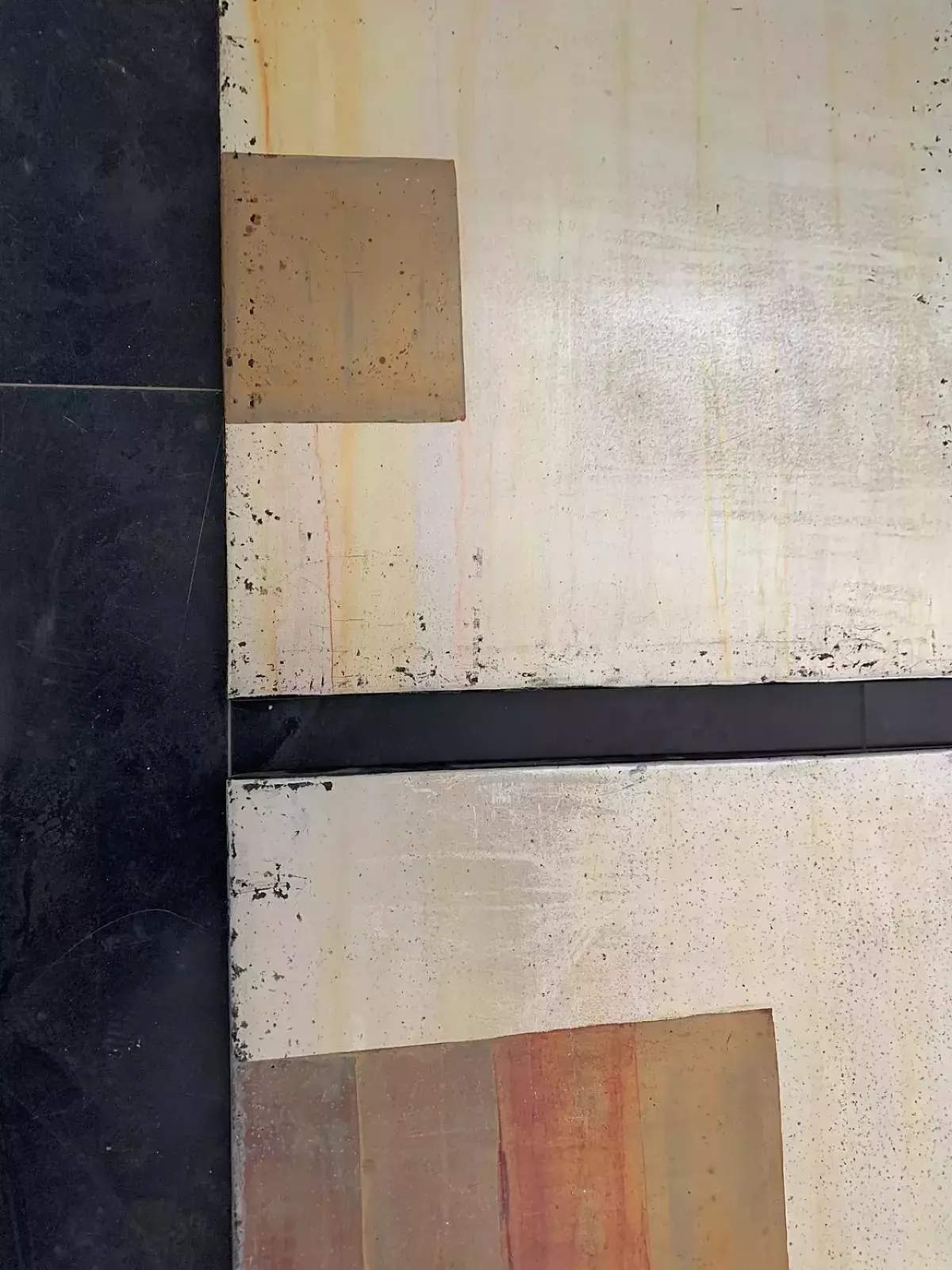 Iridescent Polychrome Metal Panels, 1980s, Set Of 10 photo vintage