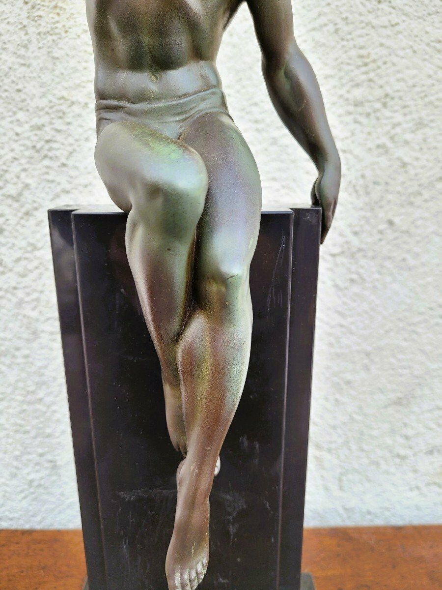 P Le Faguays  Max Le Verrier, Glory, Art Deco Sculpture, 20th Century photo Art