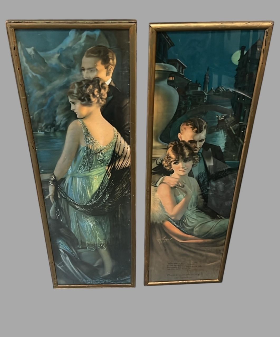 Pair Of Art Deco 1920's Prints
