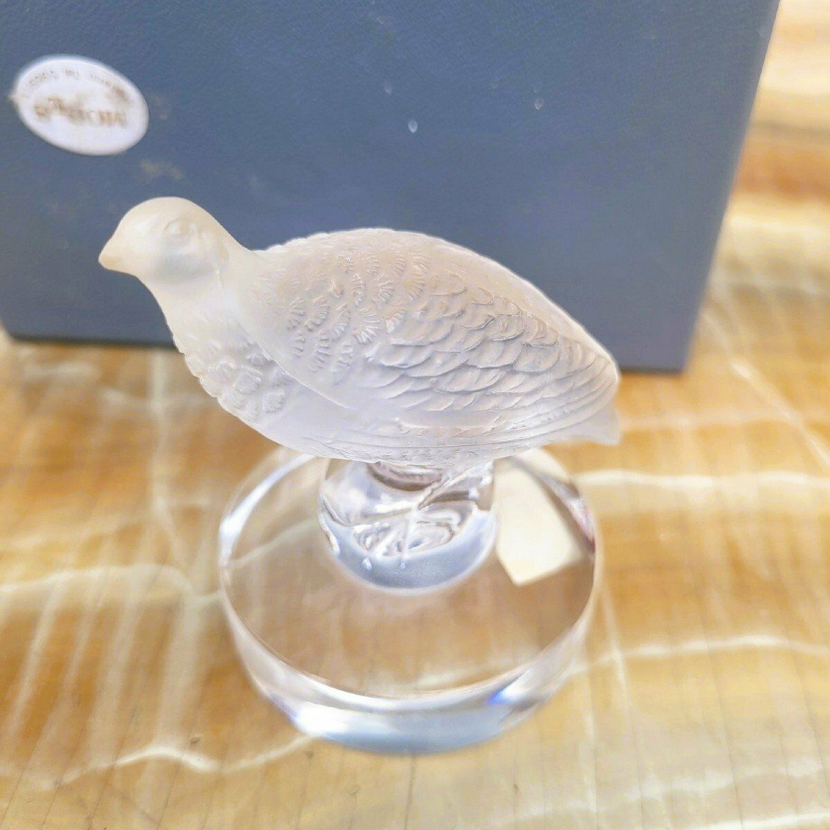 Lalique France, Partridge, 20th Century photo vinterior