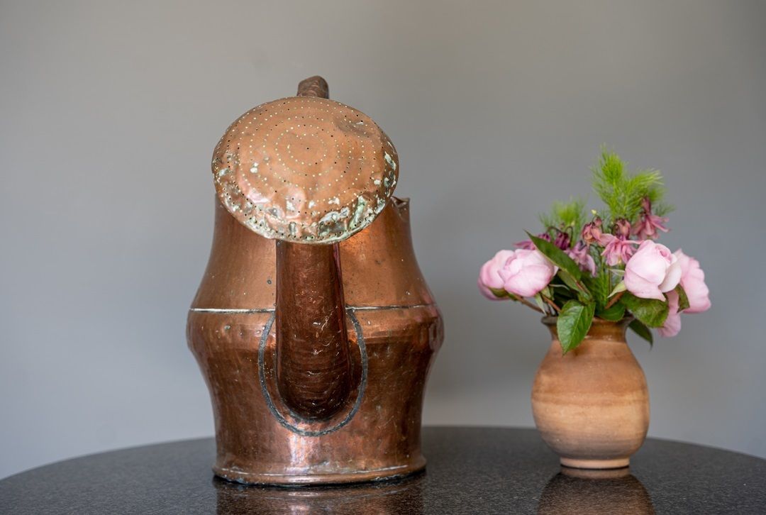 Antique French Watering Can photo furniture