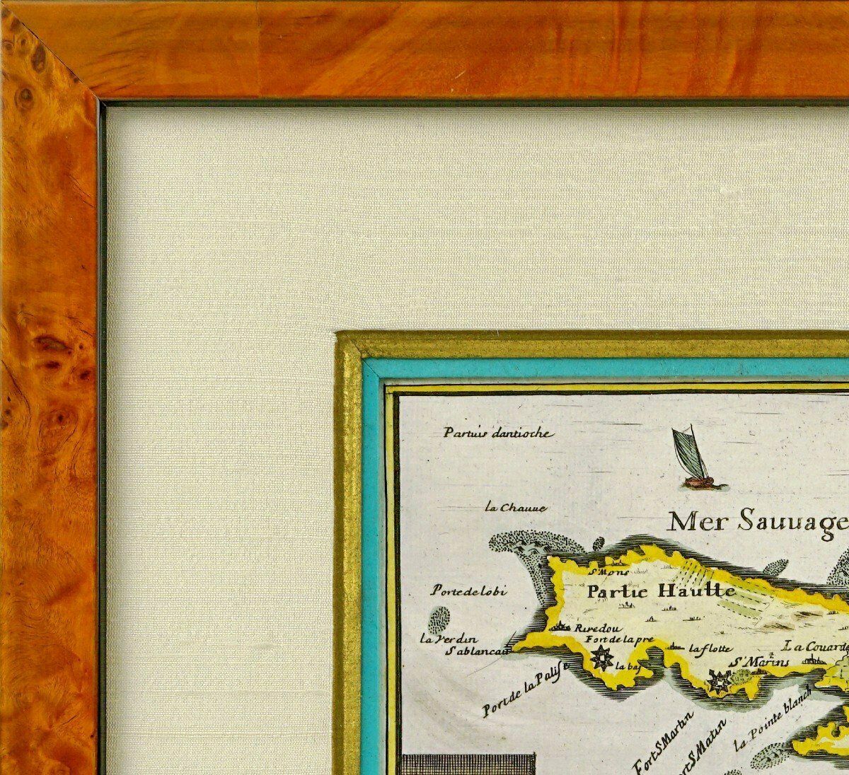 Zeldzame Gravure Van Het île De Ré Door Nicolas Tassin – Ca. Eerste Helft 17e Eeuw photo furniture