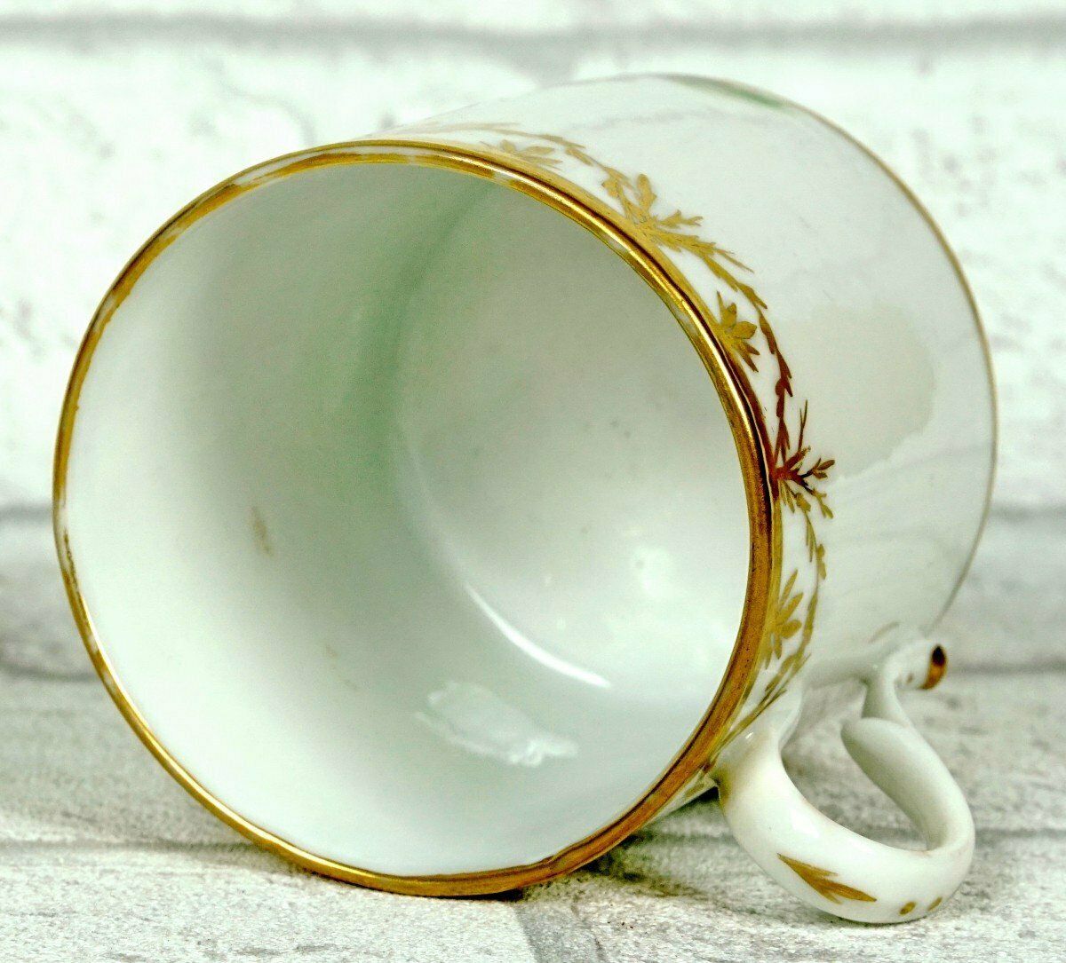 Paris Porcelain Cup And Saucer   Leboeuf Factory   Rue Thiroux   18th Century photo 578.0