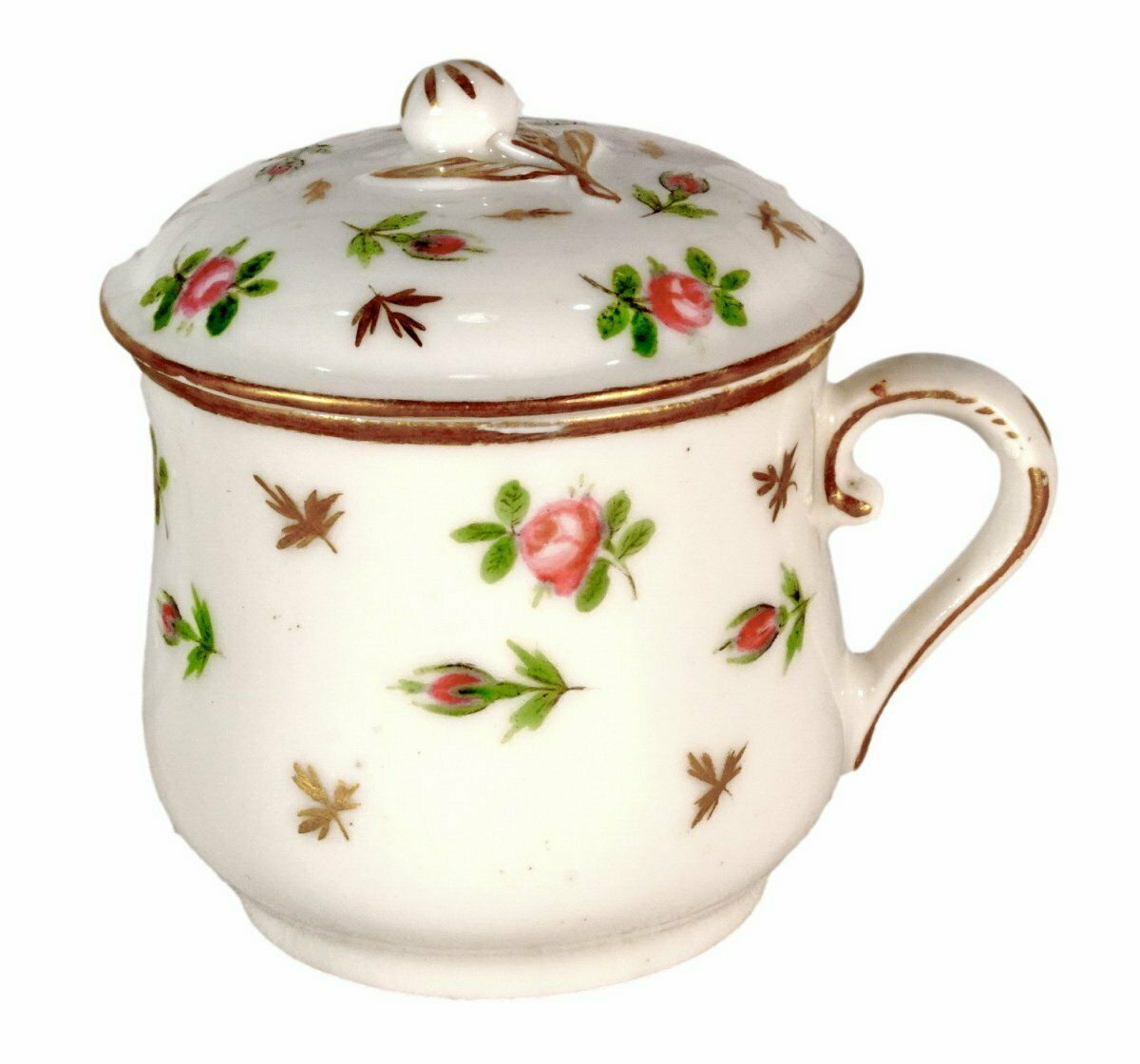 Paris Porcelain Cream Pot   Locre Factory   18th Century   Louis XVI