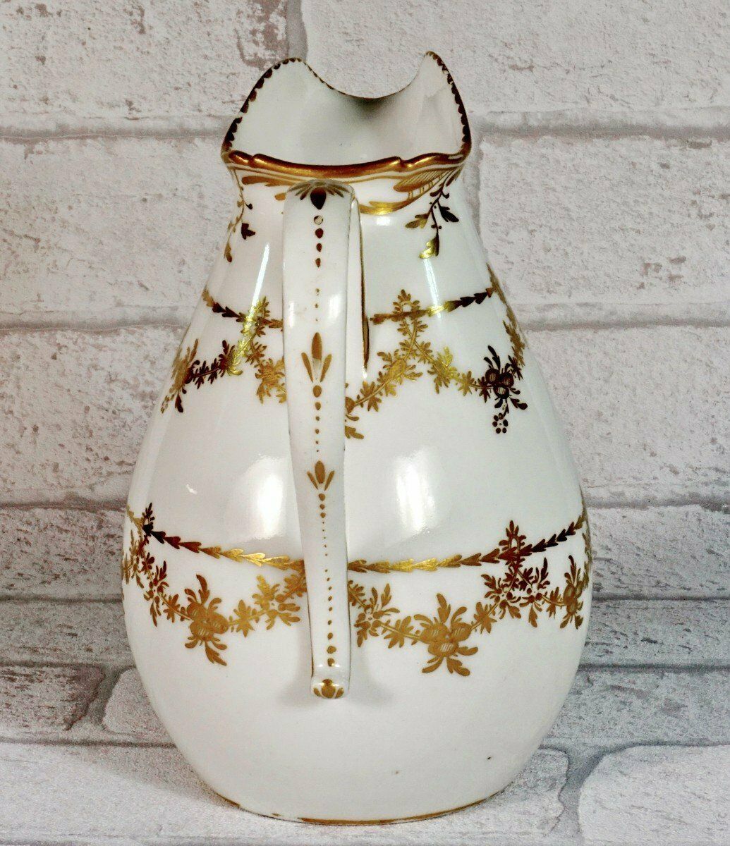 Paris Porcelain Water Jug   Clignancourt Manufacture   Au Moulin Brand   18th Century photo furniture