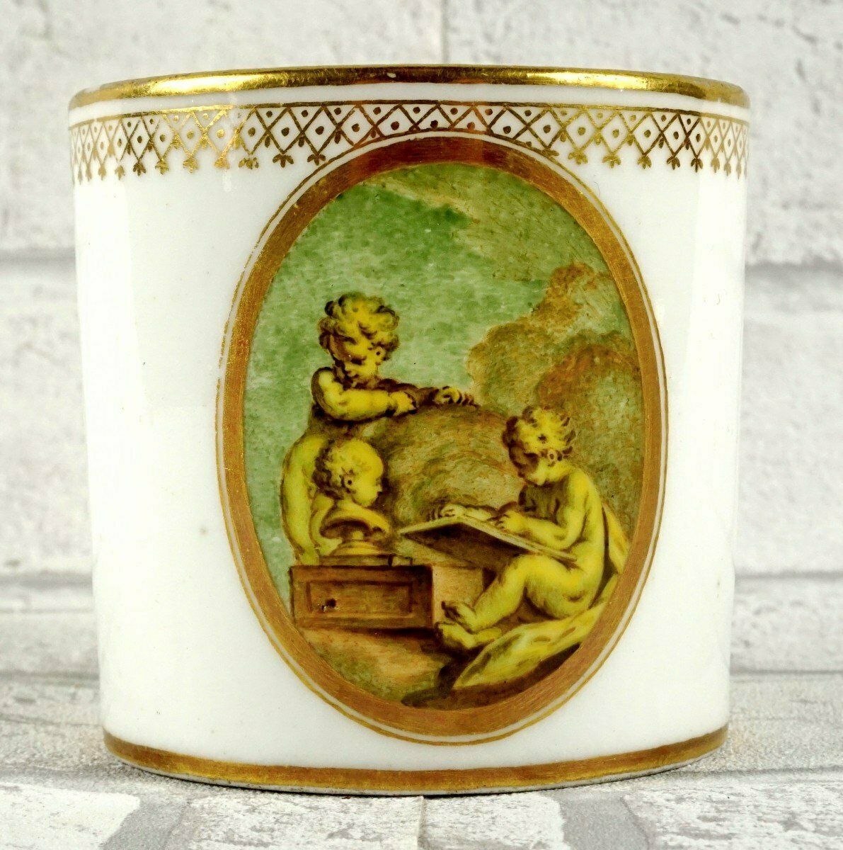 Rare Litron Cup And Saucer In Lille Porcelain   Au Dauphin Factory   18th Century photo furniture