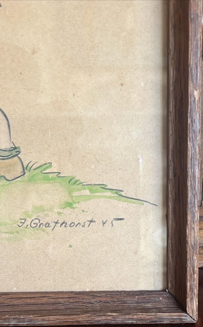 A 1930s Watercolour In The Style Of Mabel Lucie Atwell photo for sale