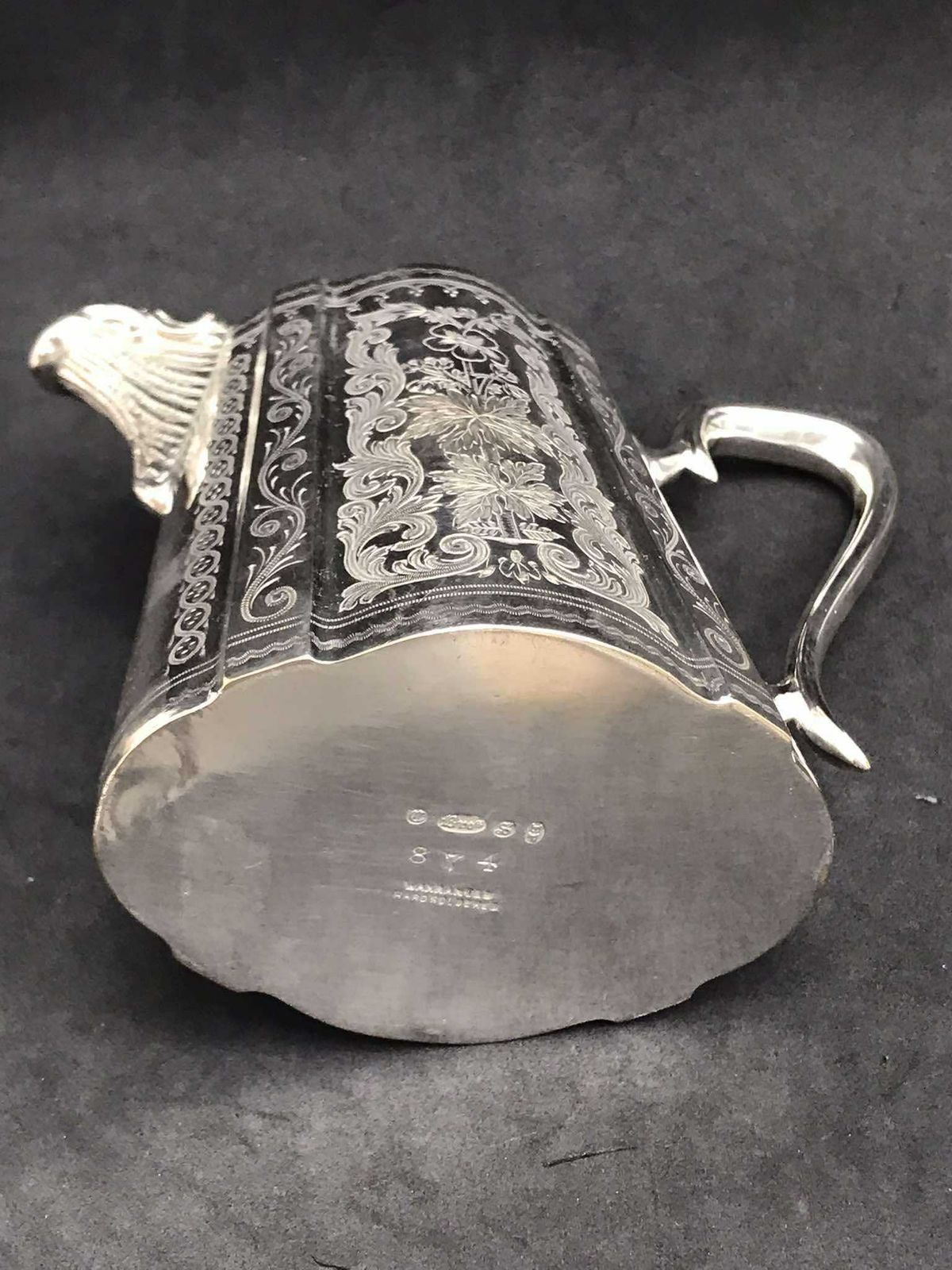 Creamer Milk Jug Victorian Silver Plated Cream Jug Milk Pot Sheffield, England Breakfast Table Wedding Gift Copper Brothers And Sons photo buy