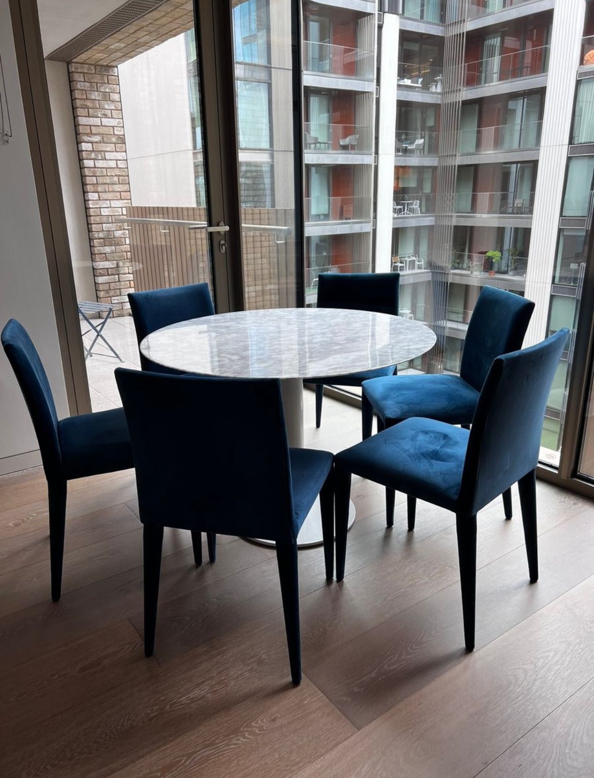 Timothy Oulton Fibi Velvet Dining Chairs X 6 photo Furniture