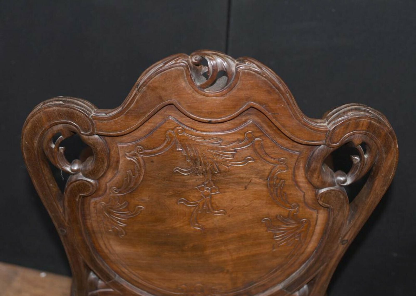 Pair Art Nouveau French Hard Wood Arm Chairs photo buy