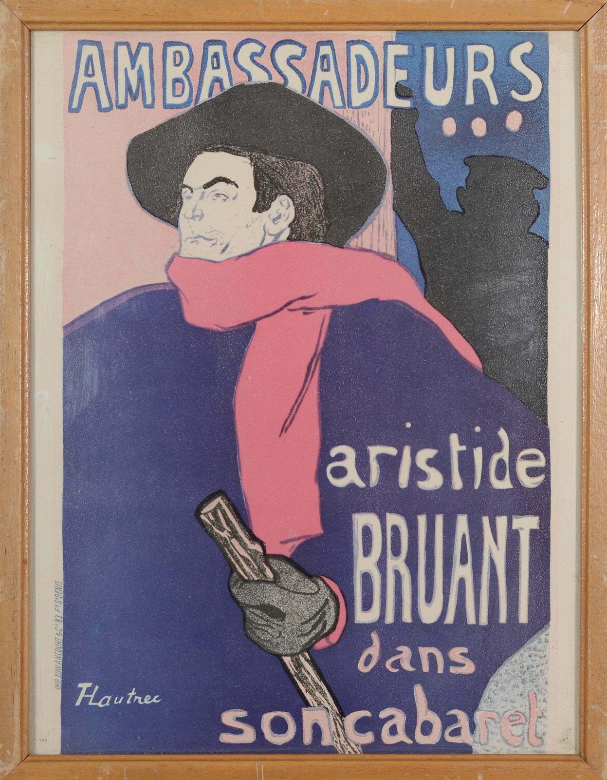 Henri De Toulouse Lautrec   Three Vintage Framed Prints photo vinterior