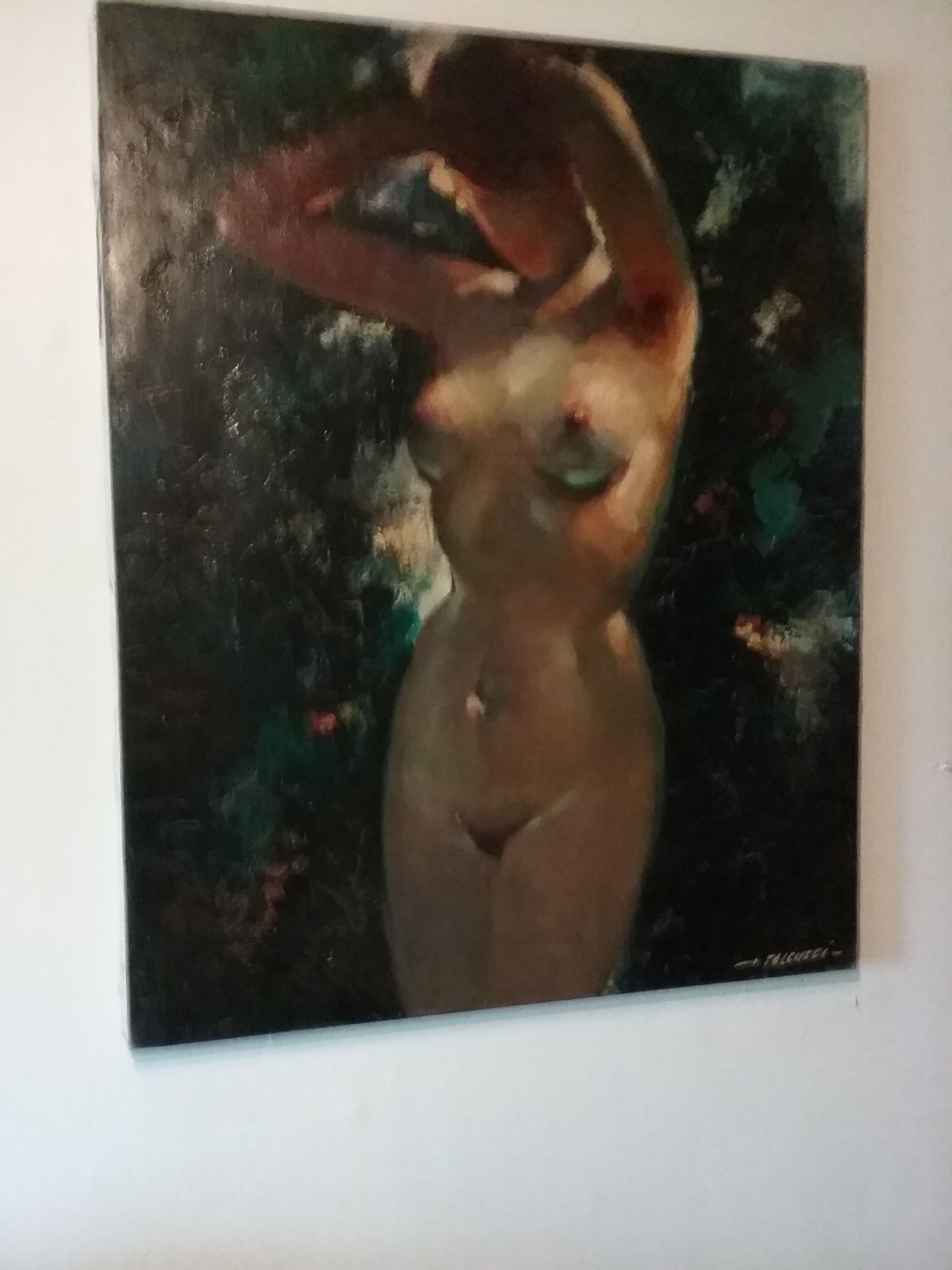 A Robert Falcucci Oil Painting On Canvas photo Art