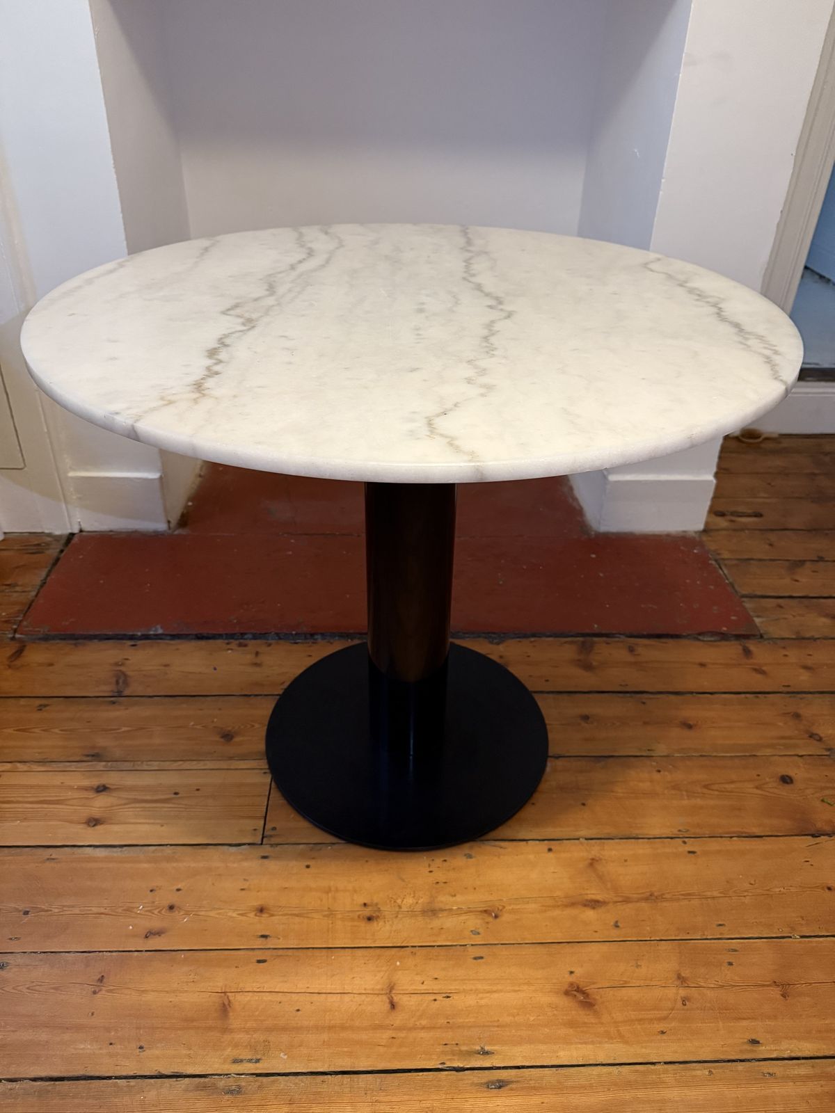 Tom Dixon Tube Marble Cafe Table (And Chairs If Needed)