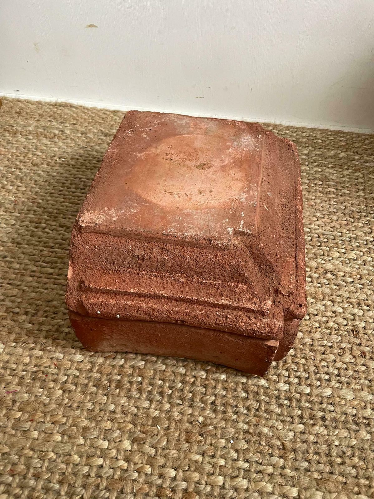 Small Red Brick Pedestal For Plants Or Pots Can Be Used Indoor Or Out photo vintage