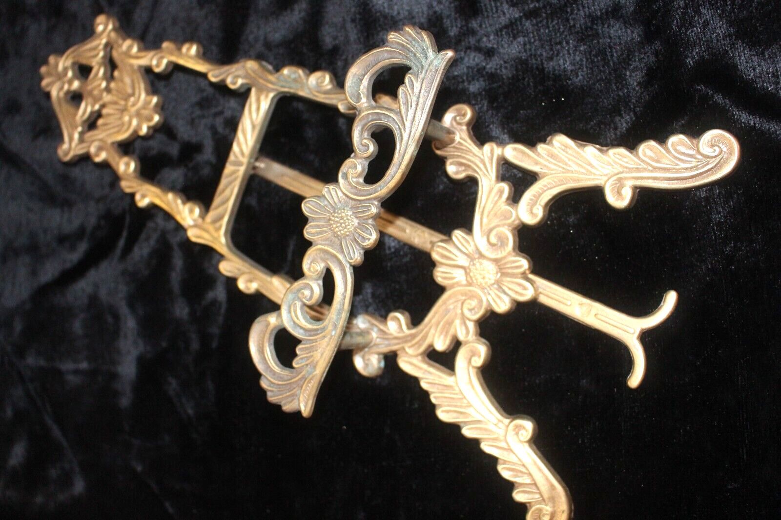 Original Italian Brass Display/Picture Easel Baroque Italian Victorian From Rome photo buy
