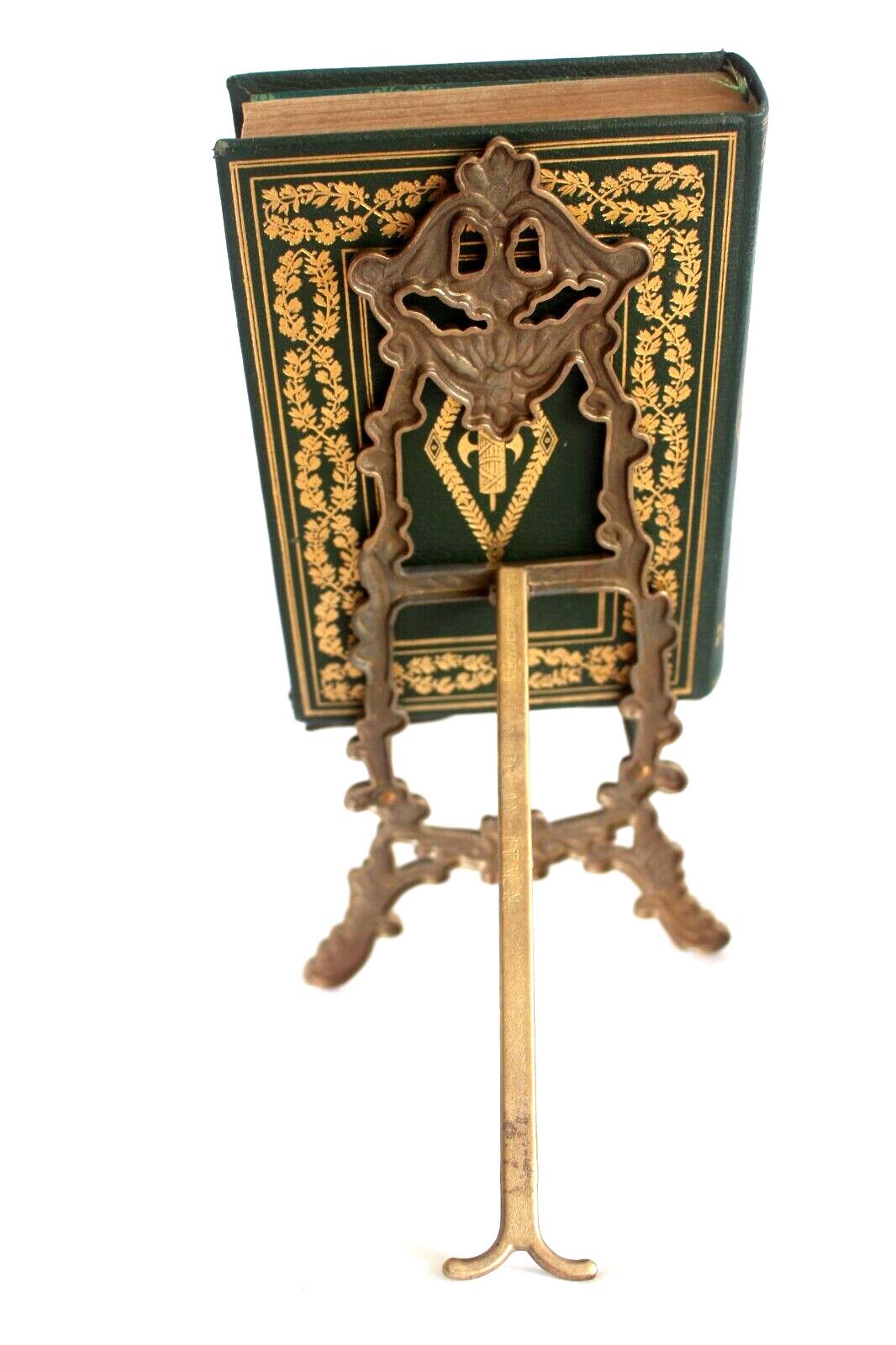 Original Italian Brass Display/Picture Easel Baroque Italian Victorian From Rome photo vintage