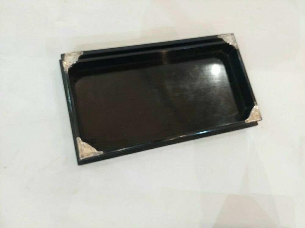 George V Ebonised Jewellery Box And Tray C.1925 photo 380.0