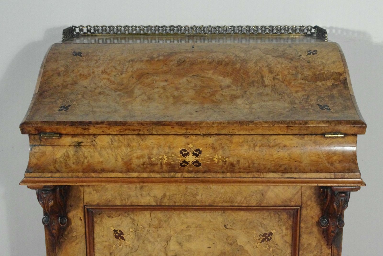 Victorian Burr Walnut Davenport photo buy