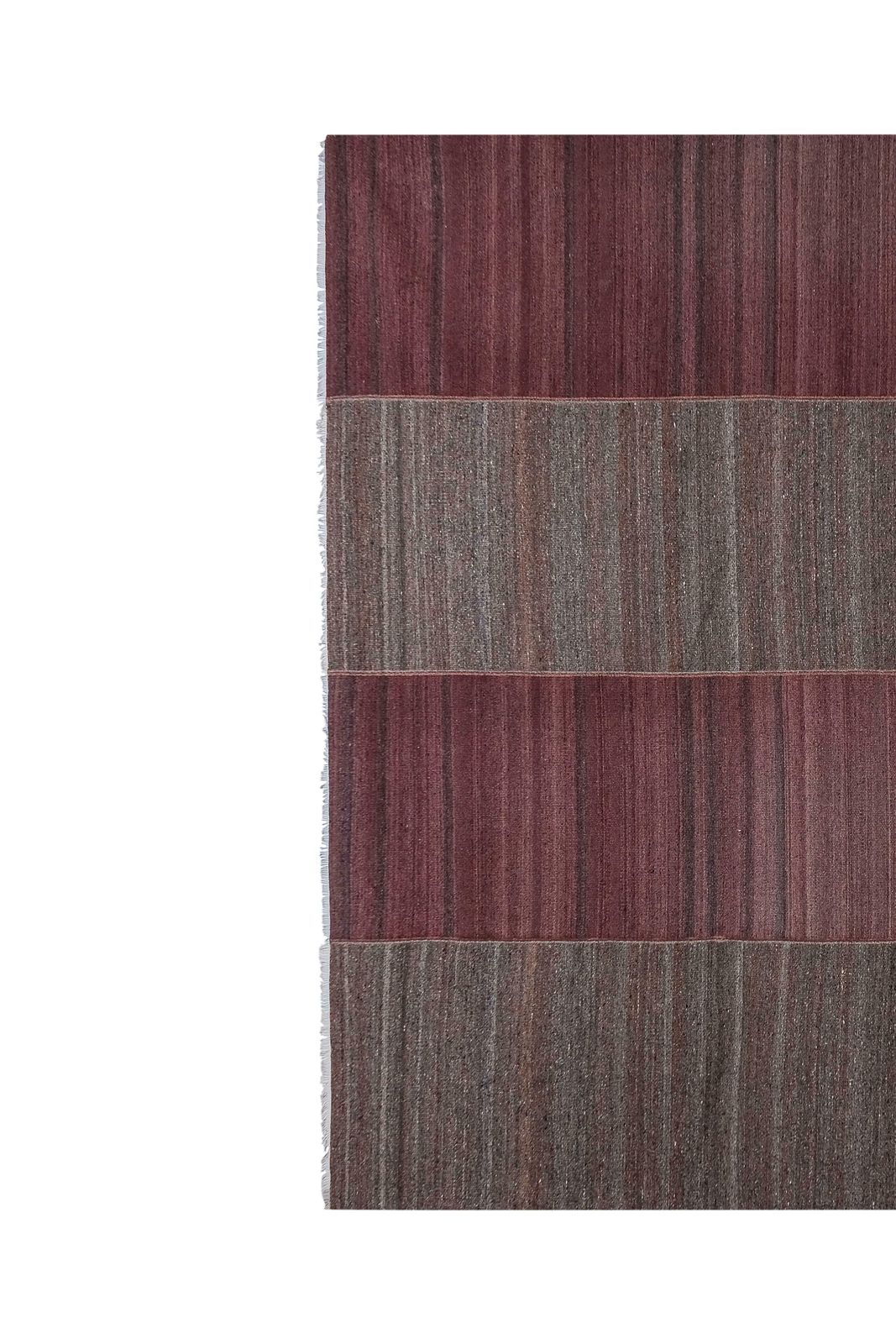Striped Turkish Kilim Rug 9'5'' X 10'2'' photo for sale