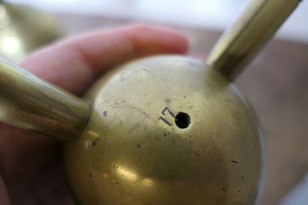 Brass Aesthetic Movement Christopher Dresser Fire Dogs photo buy