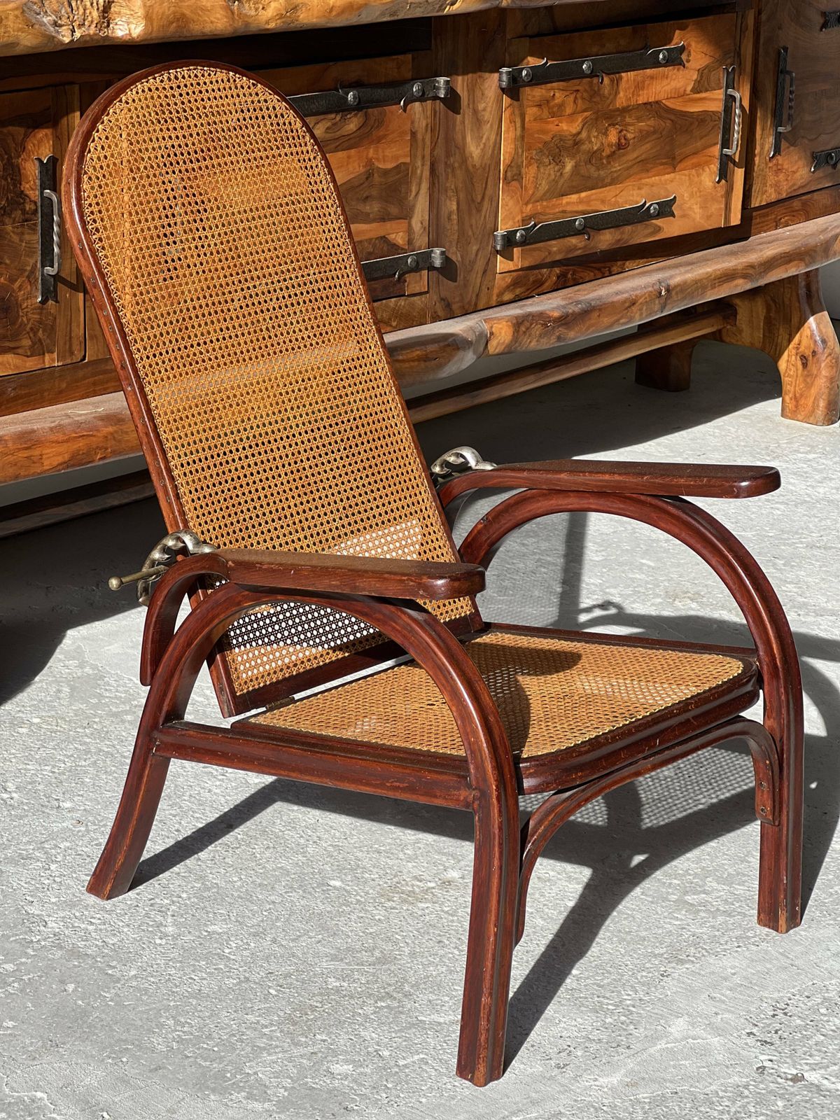 Morris Adjustable Armchair No. 6392 By Otto Prutscher For Thonet Austria photo vinterior