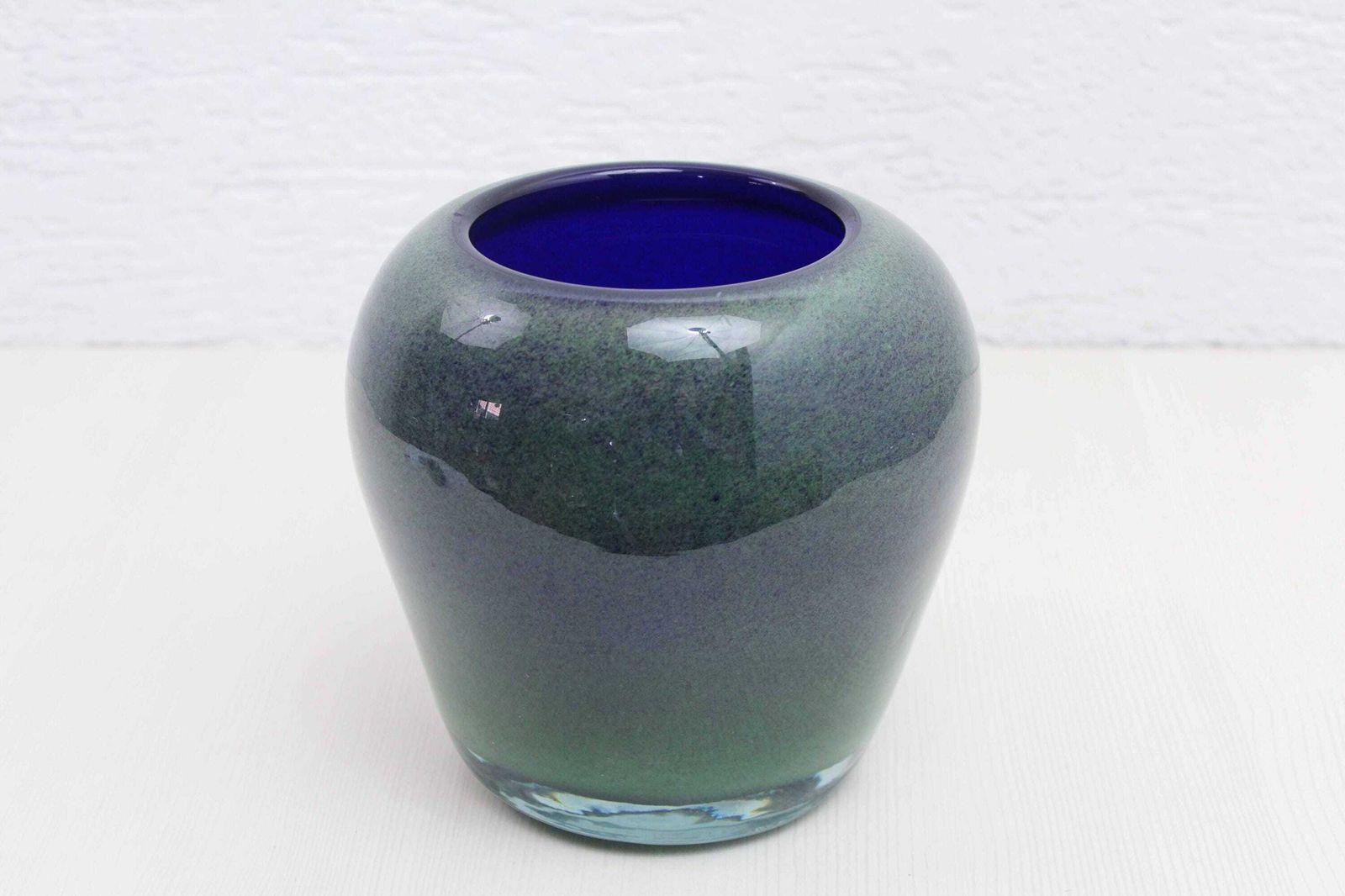 Italian Murano Glass Vase, 1970s Murano Vase
