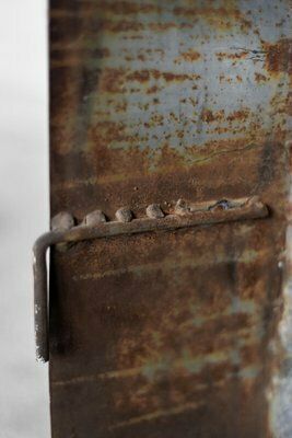 photo for sale Large Vintage Polish Industrial Metal Letter J, 1950s