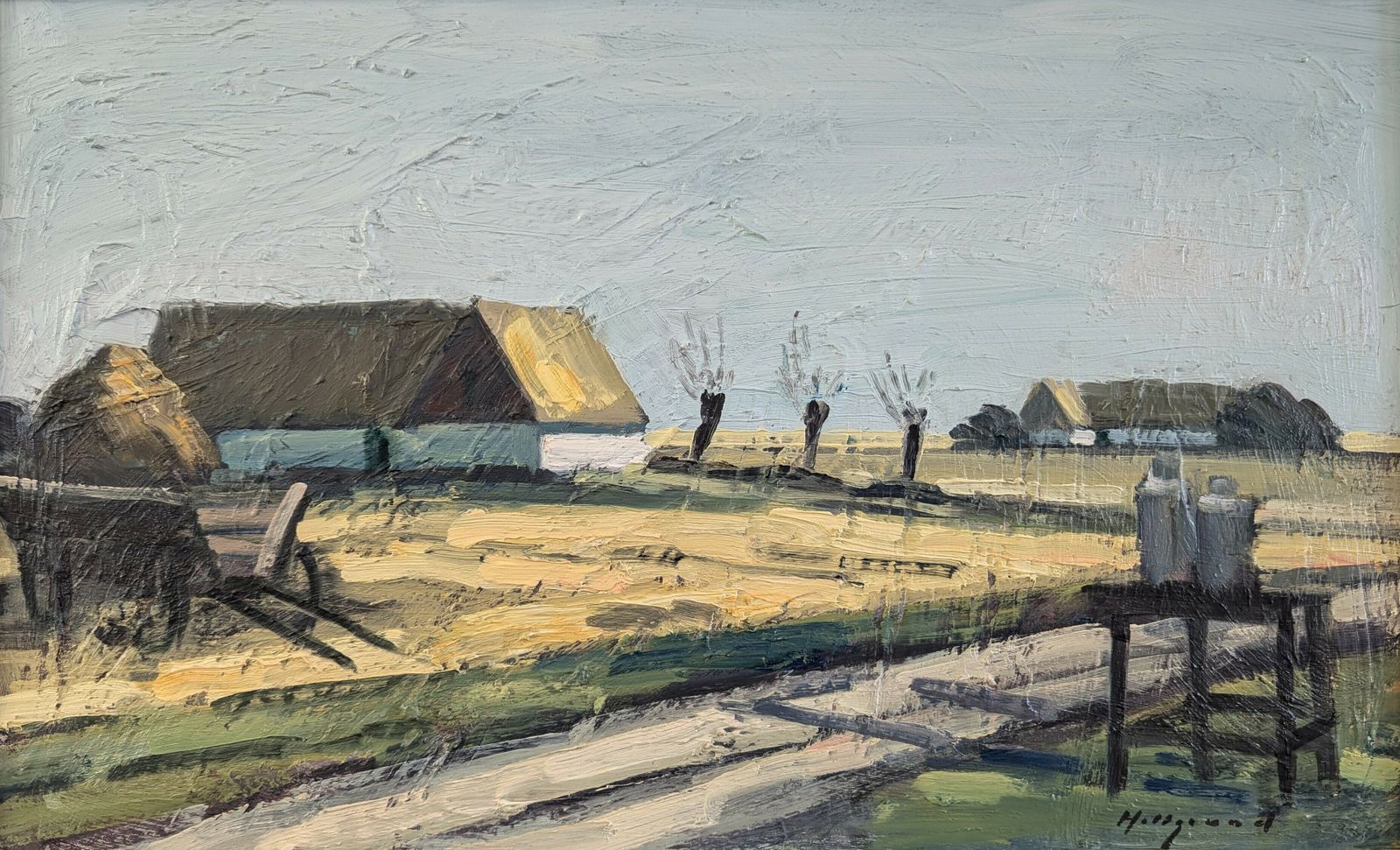 photo furniture Quiet Days On The Farm Oil Painting