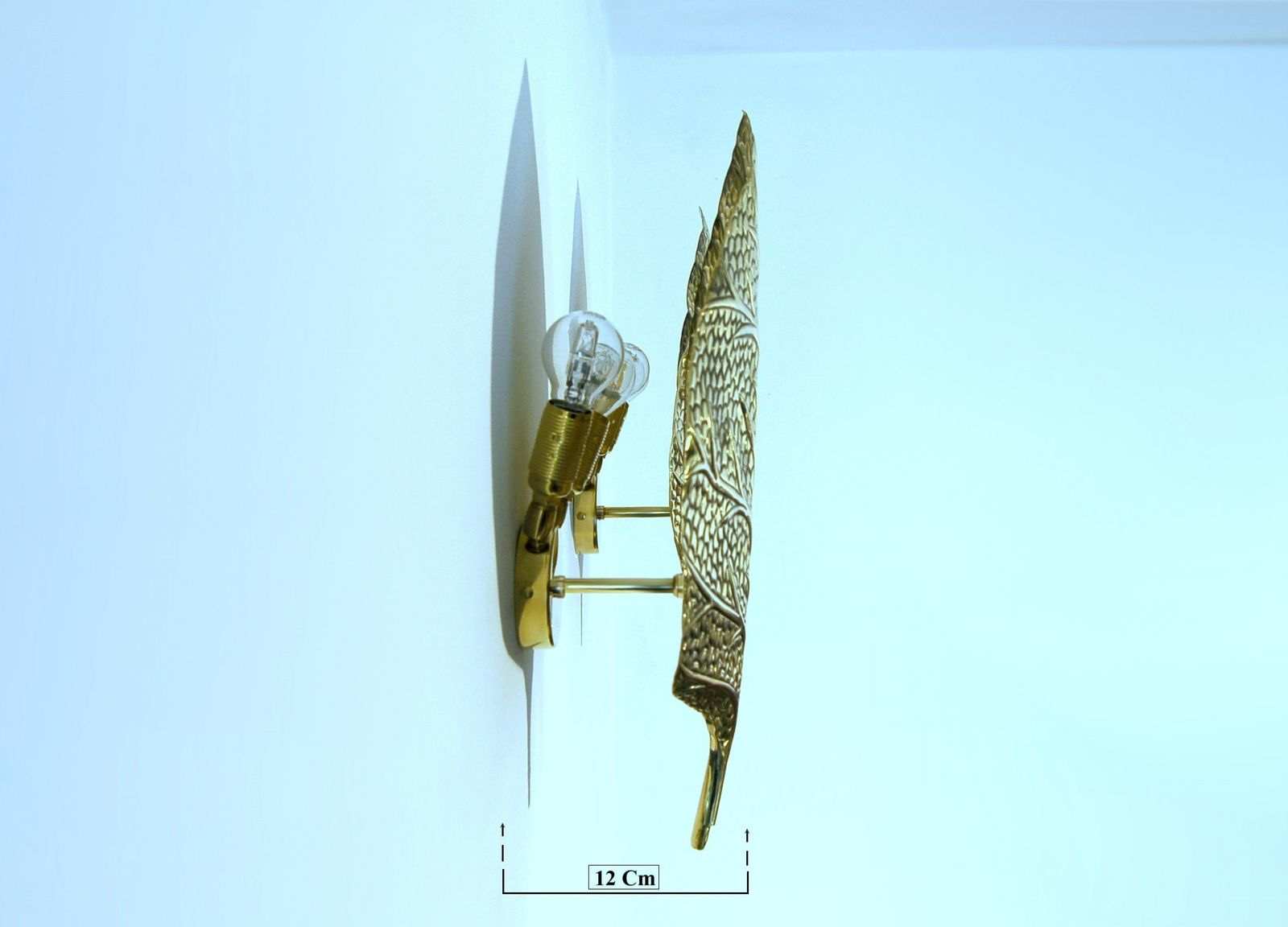 Pair Of Wall Lamp Art. A 017 Leaf   Brass   Bottega Gadda Milano photo buy