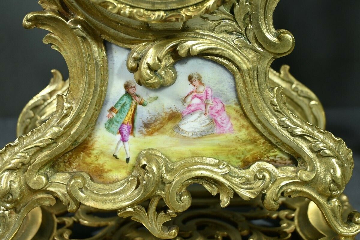 photo for sale Gilt Bronze Fireplace Trim, Brittany – 1930