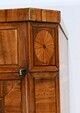 Flamed Mahogany Bookcase, Louis XVI Style – Mid 19th Century photo vintage