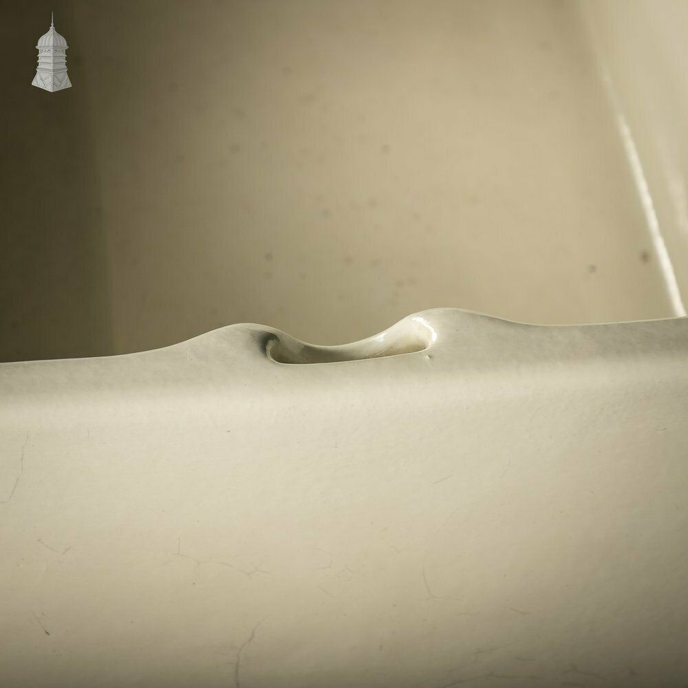 480.0 Belfast Butler Sink, Weir Overflow, White Glaze photo