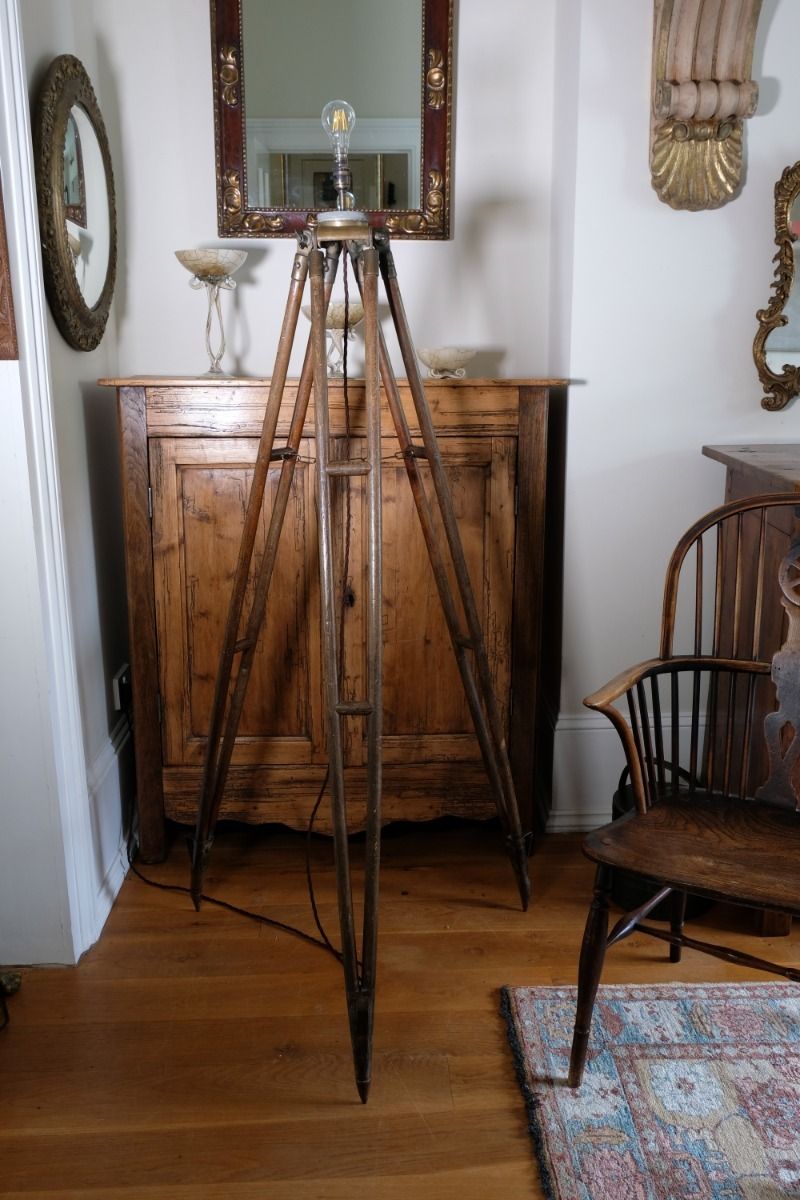 Standard Lamp In A Military Surveyor Style photo Lighting