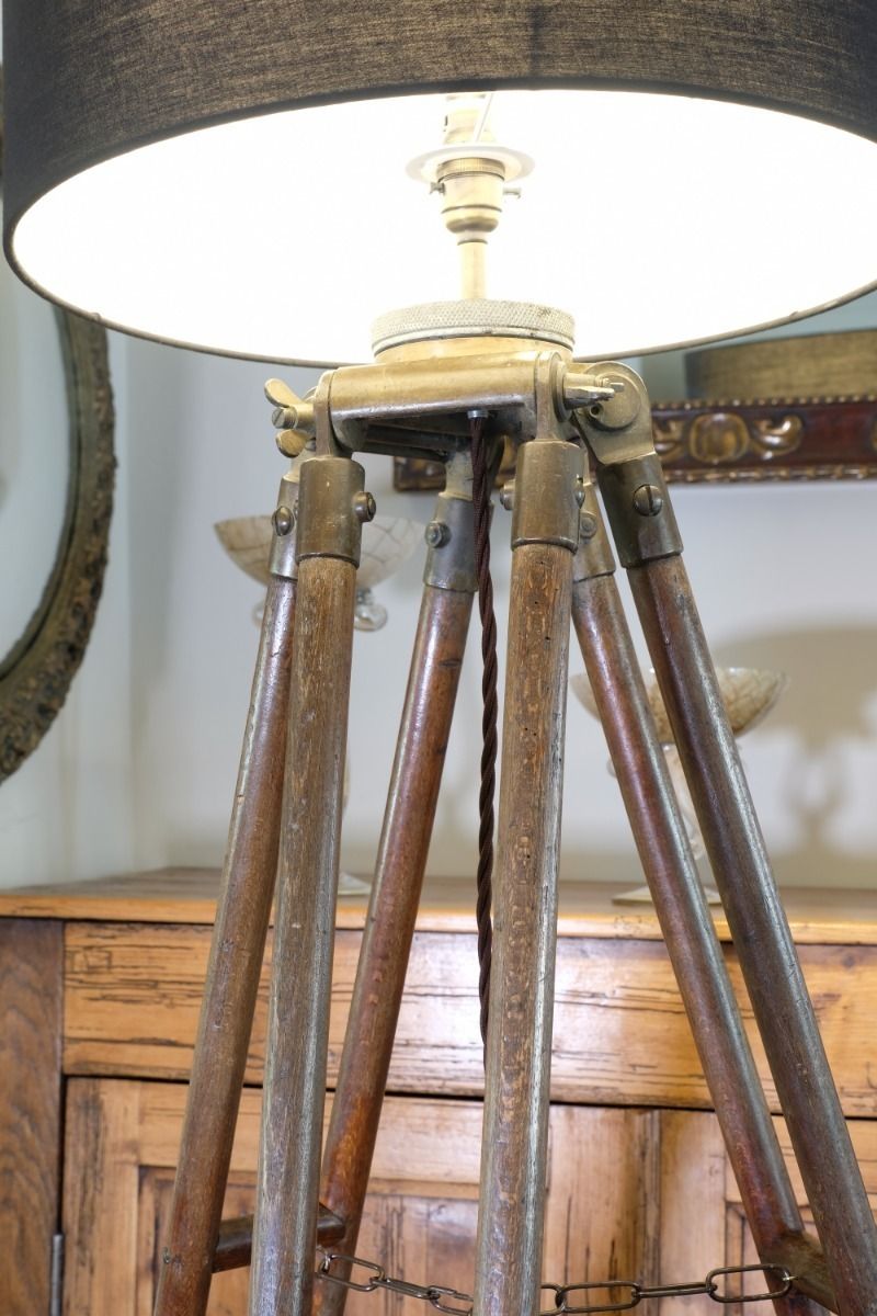 Standard Lamp In A Military Surveyor Style photo buy